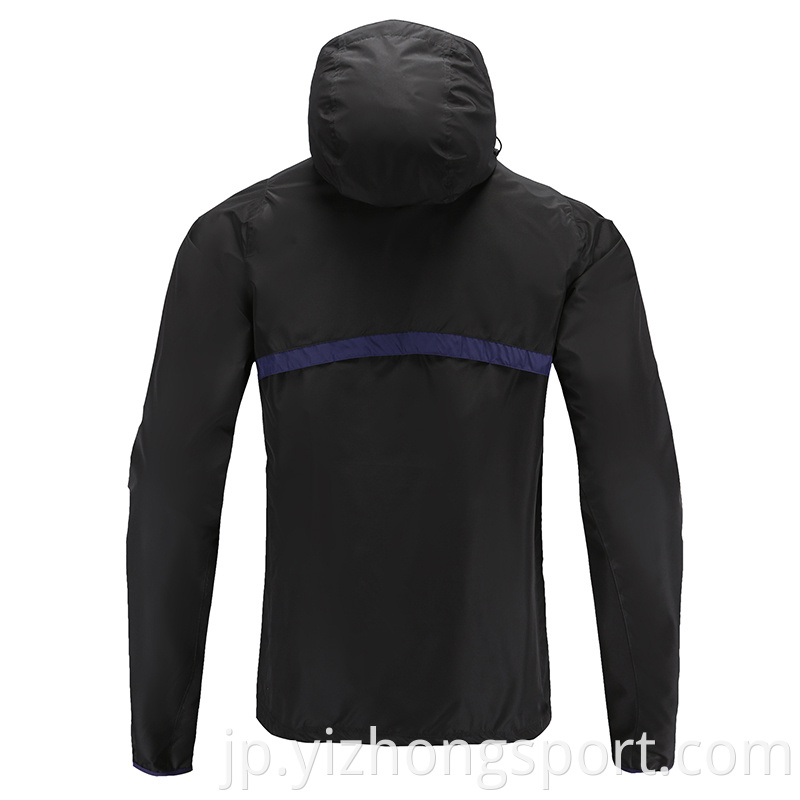 Soccer Wear Zip Up Hoodies Polyester